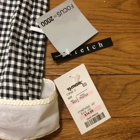 Checkered stretch pants - Picture 4 of 4